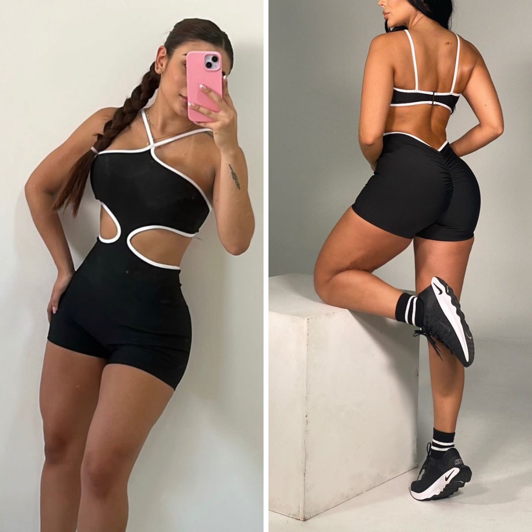 Enterizo Corto Eclipse: Energía, Estilo y Comodidad en Cada Entrenamiento