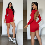 Enterizo Corto Cleo – Estilo Fitness y Casual