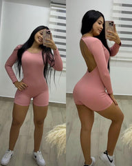 Enterizo Corto Cleo – Estilo Fitness y Casual
