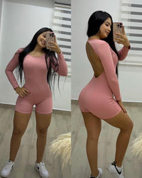Enterizo Corto Cleo – Estilo Fitness y Casual